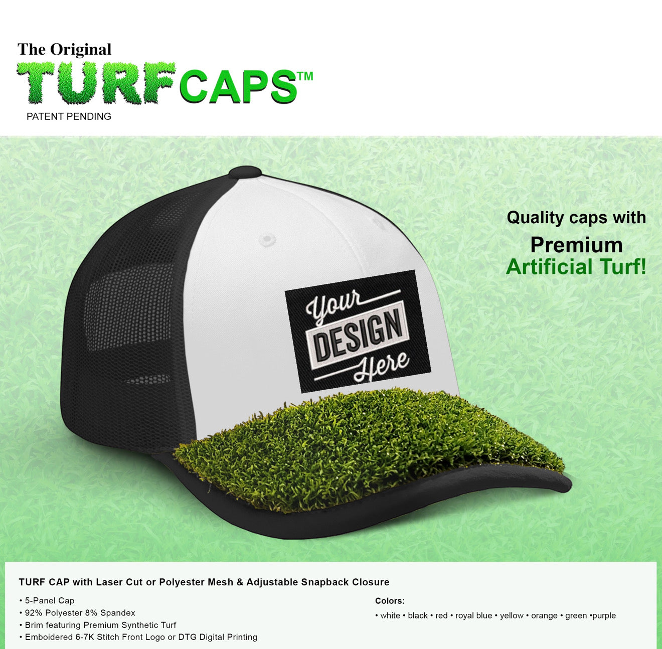 Custom TURF CAPS™