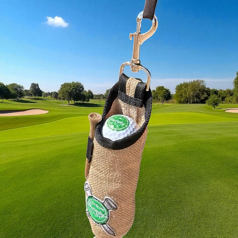Tee & Ball Hemp Bag Holder