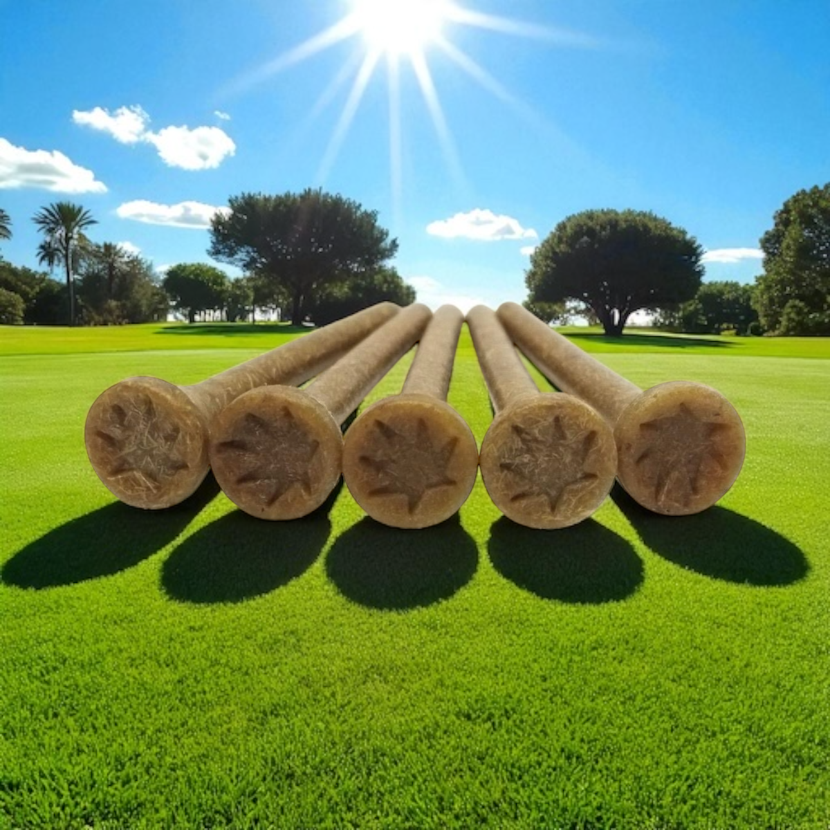 Hemp Golf Tees 5cnt Pack
