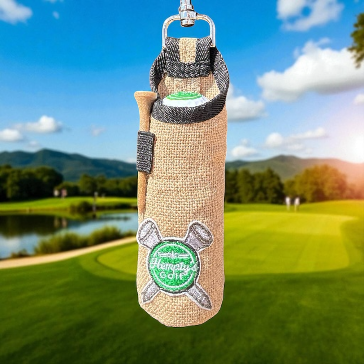 Tee & Ball Hemp Bag Holder