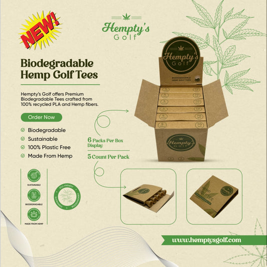 Hemp Golf Tees 30cnt Box