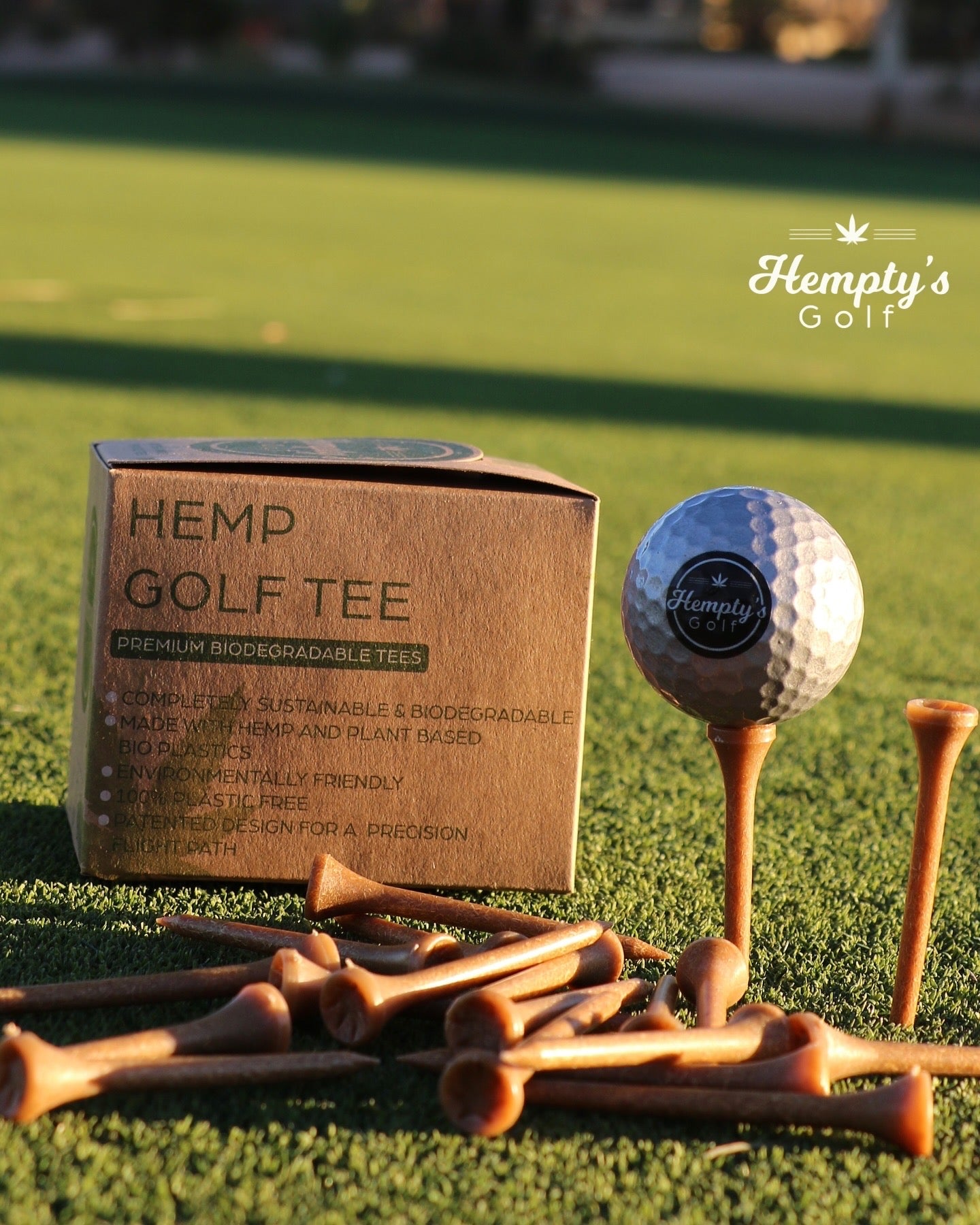 Hemp Golf Tees 30cnt Box