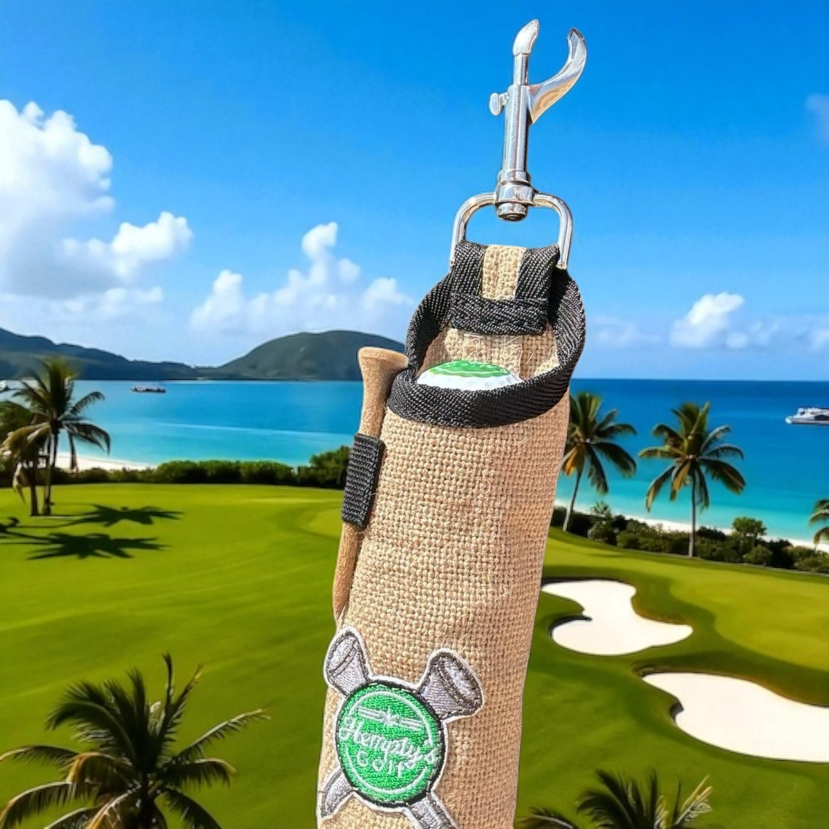 Tee & Ball Hemp Bag Holder