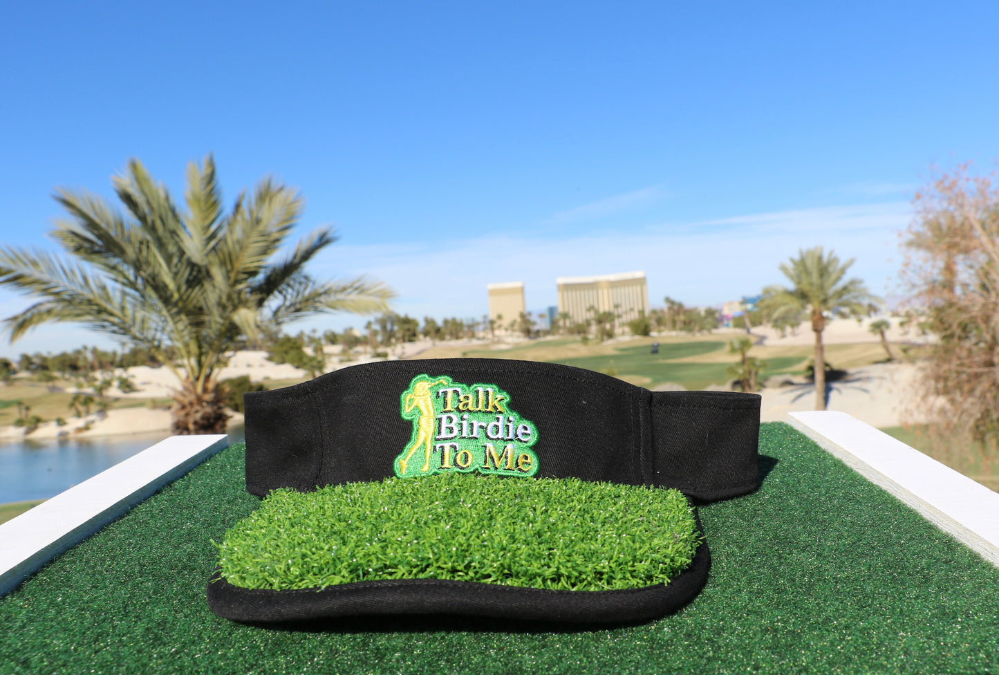 Turf Caps™ Talk Birdie Visor