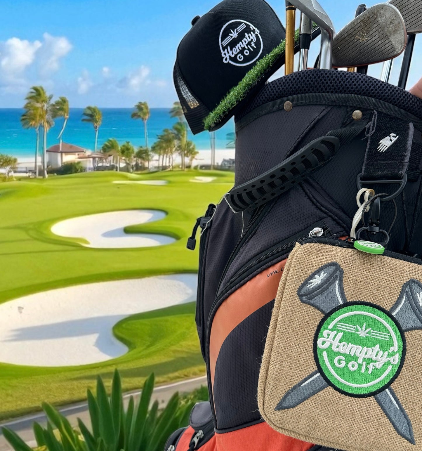 Hemp Golf Carrier Bag